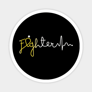 Fighter- Sarcoma Cancer Gifts Sarcoma Cancer Awareness Magnet